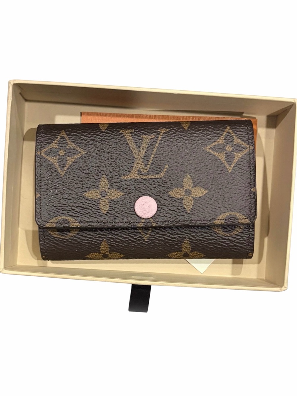 LOUIS VUITTON MONOGRAM MULTICLES 6 KEY HOLDER ROSE BALLERINE